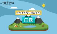 二十節(jié)氣 白露：扁平風格mg宣傳動畫制作